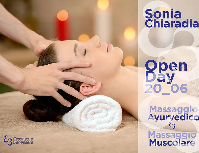 Evento 20/06 Essenza e Benessere - Massaggio Ayurvedico e Massaggio Muscolare